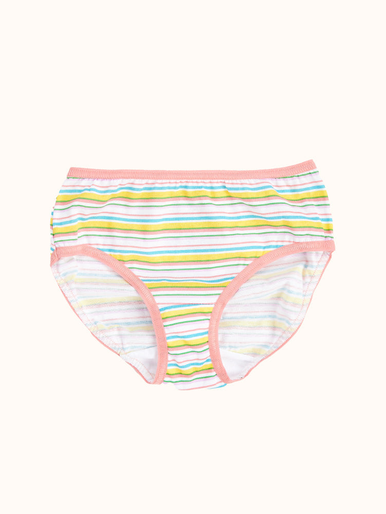 Trimfit Girls Soft Cotton Colorful Hipster Panties (Pack of 10 Kids  Underwear)