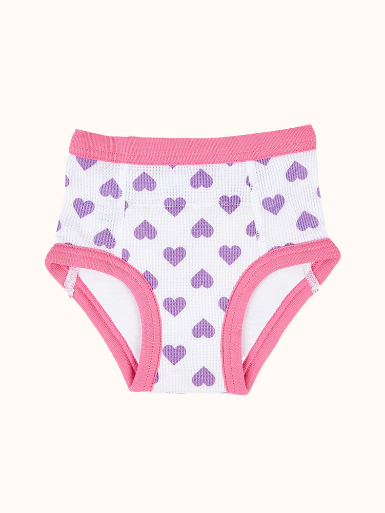 Girls' Hearts Print Potty Training Pants (4 Pack)