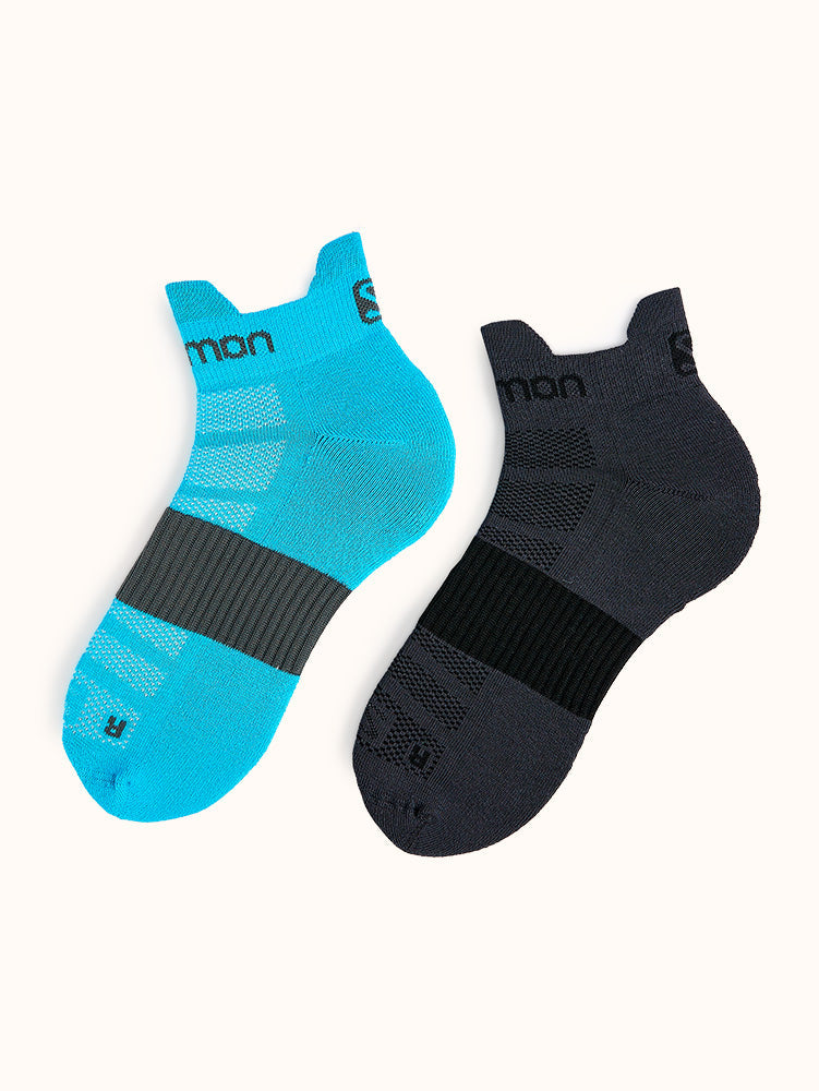 Unisex Salomon Ankle Running Socks (2 Pairs)