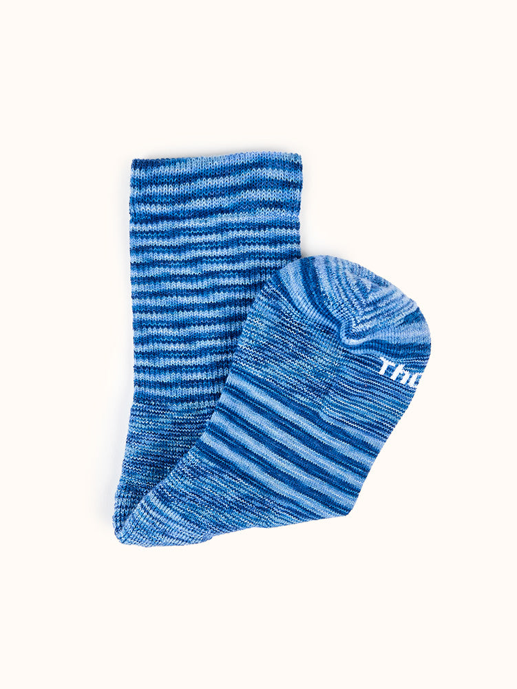 Wilson Seasonal Crew Sock Youth (3 Pair / Pack) in Blue