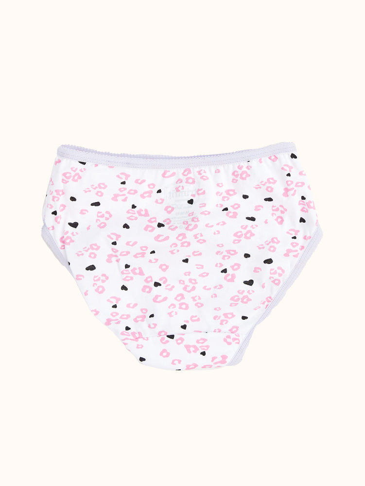 Girls' Cotton Briefs (10 Pack) - Colorful Kisses | Within.™