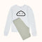 Girls' Cloud Wink Long Sleeve Organic Cotton Pajama Set