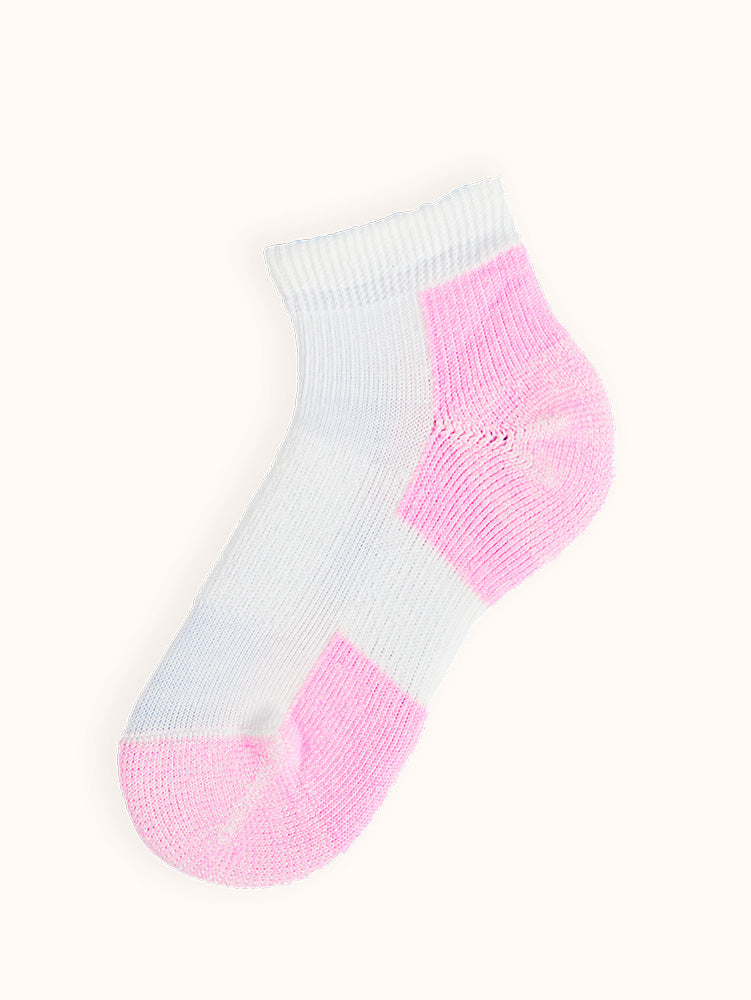 Women's Maximum Cushion Ankle Walking Socks - Pink