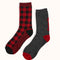 Boys' Full Cushion Crew Boot Socks (2 Pairs) - Red