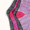Demi-chaussettes d’extérieur violettes pour filles (4 paires)