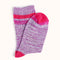 Girls' Outdoor Crew Boot Socks (4 Pairs) - Purple
