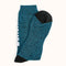 Demi-chaussettes entièrement coussinées sarcelle pour hommes (2 paires)