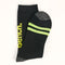 Men's Full Cushion Brushed Thermal Crew Socks (2 Pairs) - Green Stripes