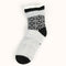 Women's Fuzzy Slipper Socks (1 Pair) - Black/Grey
