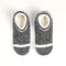 Women's Cable Cushioned Slipper Socks (1 Pair) - Black