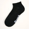 Women's Flat Knit Low-Cut Socks (10 Pairs) - Black
