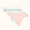 Women's Seamless Thong (2 Pack) - Pink/Blue