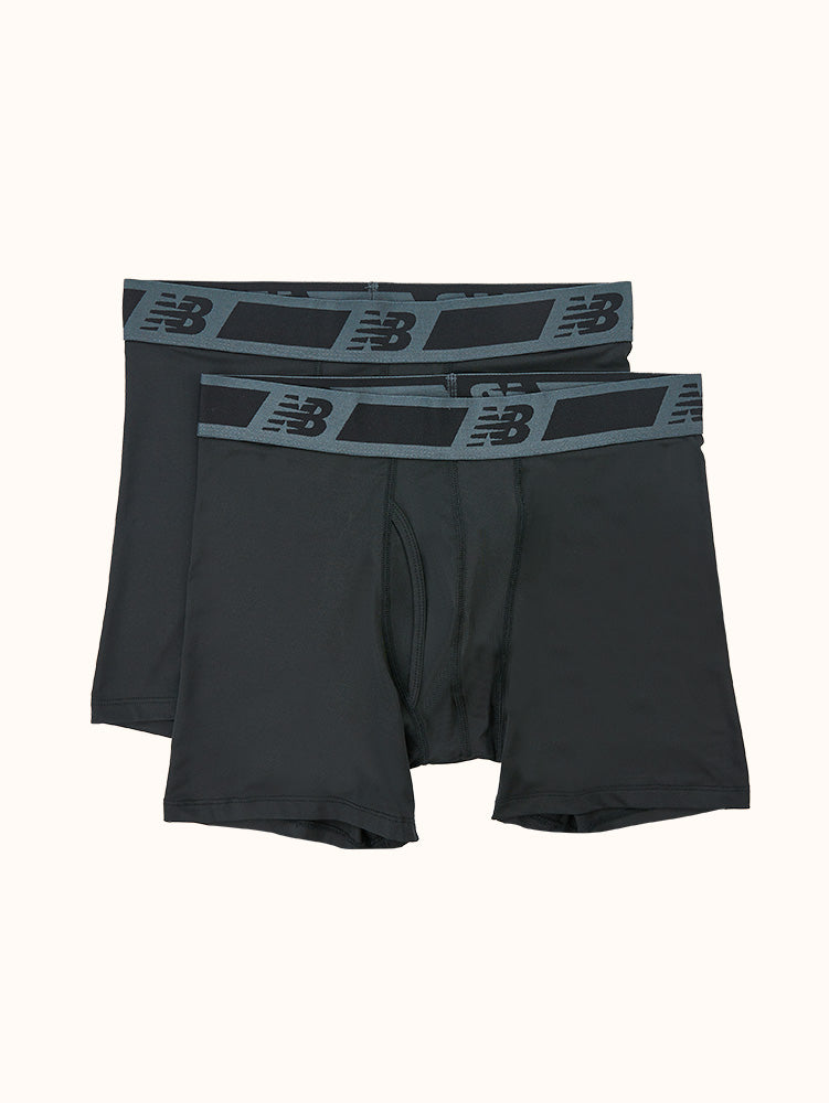 Men's 6'' Boxer Briefs (2 Pack) - Black