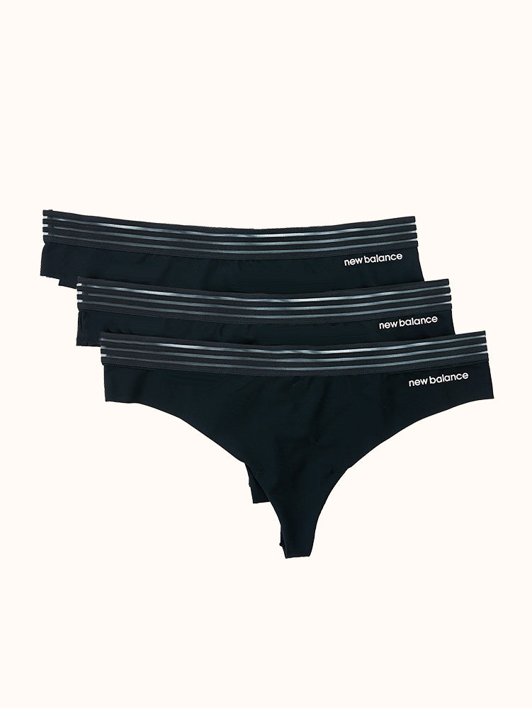 Women's Spacer Waistband Thong Underwear (3 Pack)