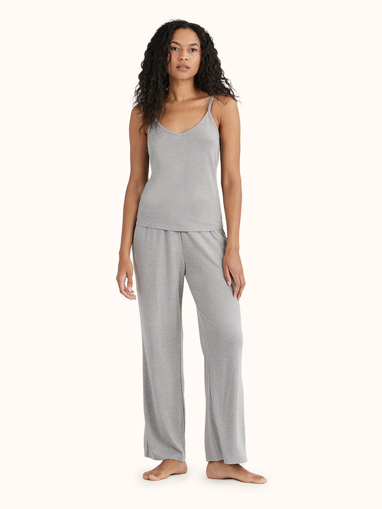 Women's 2-Piece Loungewear Set - Grey