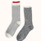 Demi-chaussettes en laine pour femmes (2 paires)