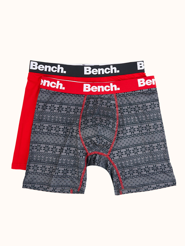 Men's Holiday Boxer Briefs (2 Pack)