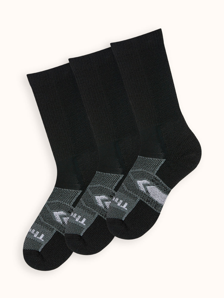 Unisex Maximum Cushion Crew Work Socks (3 Pairs)
