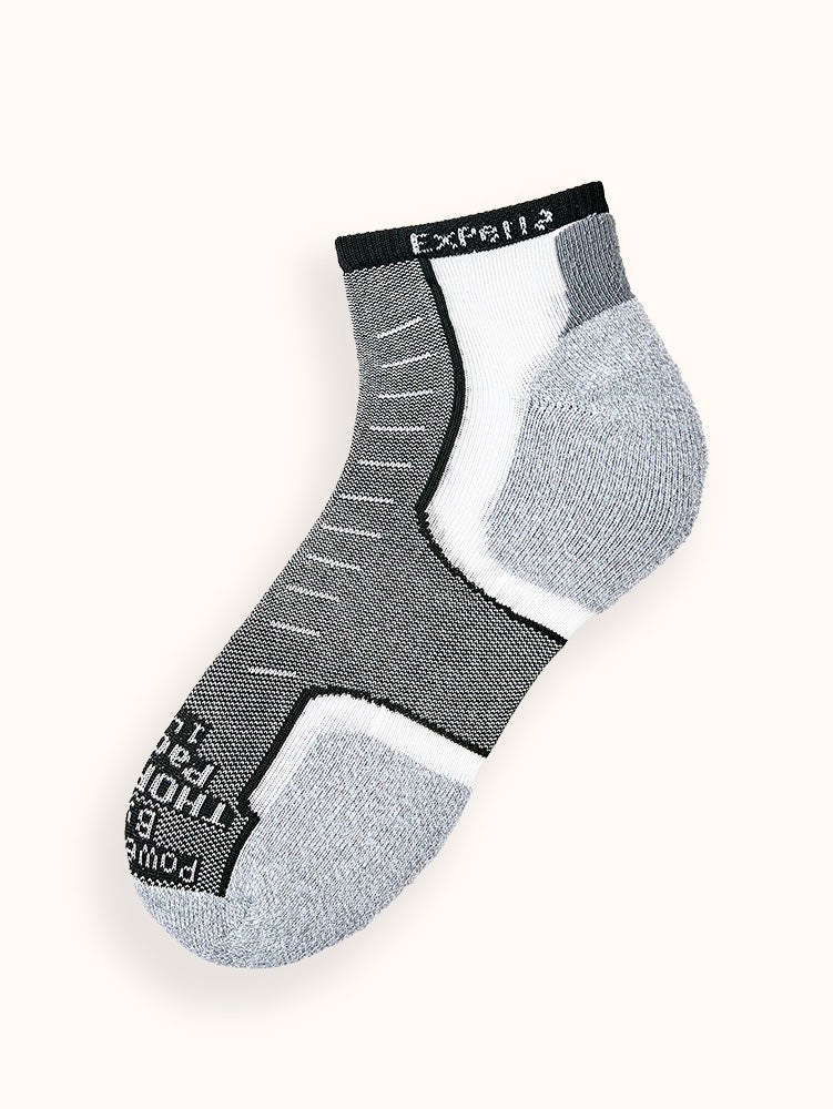 Unisex Padded Low-Cut Fitness Socks